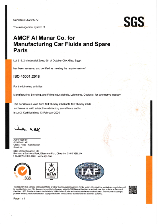 ISO 45001:2018